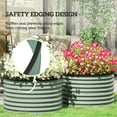 thumbnail image 5 of Outsunny Galvanized Raised Garden Bed, Set of 2 Planter Box with Safety Edging, Easy-to-assemble, Light Green, 5 of 9