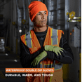 thumbnail image 2 of RefrigiWear Waterproof Double-Dip Insulated Gloves - Heavy-Duty, Non-Slip, 0°F Comfort Rating, Durable Cold Weather Work Gloves, 2 of 6