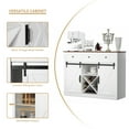 thumbnail image 6 of Richya Kitchen Sideboard Buffet Cabinet with Storage and Drawers for Living Room,Wine Coffee Bar Cabinet,White, 6 of 8