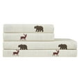 thumbnail image 4 of Printed Holiday 4pc Sheet Sets, Easy Care, Soft & Wrinkle-Resistant Bedding, Polar Bears & Reindeers - Queen Bed Size, 4 of 4