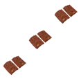 thumbnail image 2 of maskred Gants de Cyclisme Rétro en Cuir PU pour Hommes Sans Doigts Marron avec Boucle L 3Set, 2 of 6