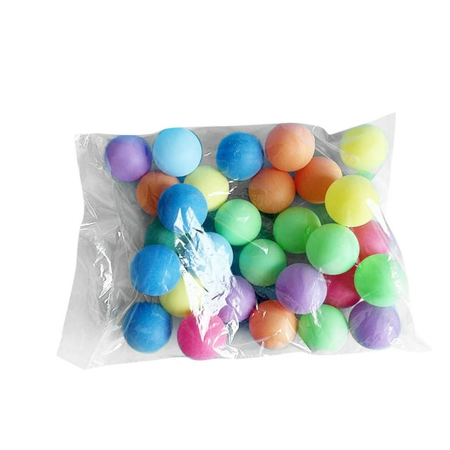 Shakable Activity and Craft Table Tennis Set 4cm Colored Raffle Multiple Selection 100 Pieces White 30/50pcs Colored Package PongBalls 1.6inch Table Tennis for Game Arts Pet Toys