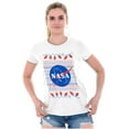 thumbnail image 4 of Ugly Christmas Pattern NASA Logo Women's T Shirt Ladies Tee Brisco Brands S, 4 of 5