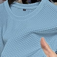 thumbnail image 5 of Dresfit Breeze Shirts Mens Short Sleeve Quick Dry T Shirts 2026 Summer Crew Neck Cooling Gym Basic Shirts Breathable Solid Big and Tall Shirt XL, 5 of 7