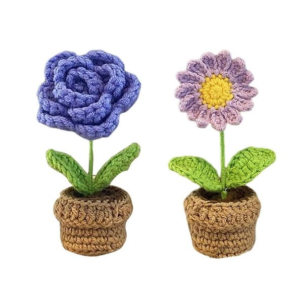 Complete Crochet for Beginner Flower Crocheting Craft Starter Pack Bundle Includes Yarn, Hook, Accessories