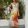 thumbnail image 3 of Juicy Peach Sleeveless Dress Female Clothing Dress Women Summer 2025 Dress, 3 of 6