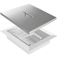 thumbnail image 5 of VEVOR 27" Square Fire Pit Lid - Stainless Steel Cover (Drop-in Fire Pit Pan), 5 of 12