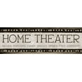 thumbnail image 2 of Knutsen, Conrad 32x13 White Modern Wood Framed Museum Art Print Titled - Home Theater, 2 of 4