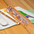 thumbnail image 4 of YIMWNYI 5-Piece Stationery Set, Pencil, Eraser, Ruler, Sharpener, and Cute Design, Practical Office and Learning Supplies for Everyday Use, 4 of 5