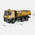 thumbnail image 4 of HUINA Toy 573 1/14 RC Dumper Truck Model Car 2.4G Radio Control Battery Light, 4 of 6