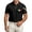 Black, variant on Casual Shirts for Mens Italian National Day Themed Print Classic Fit Mens Graphic T-Shirts,Black,6XL