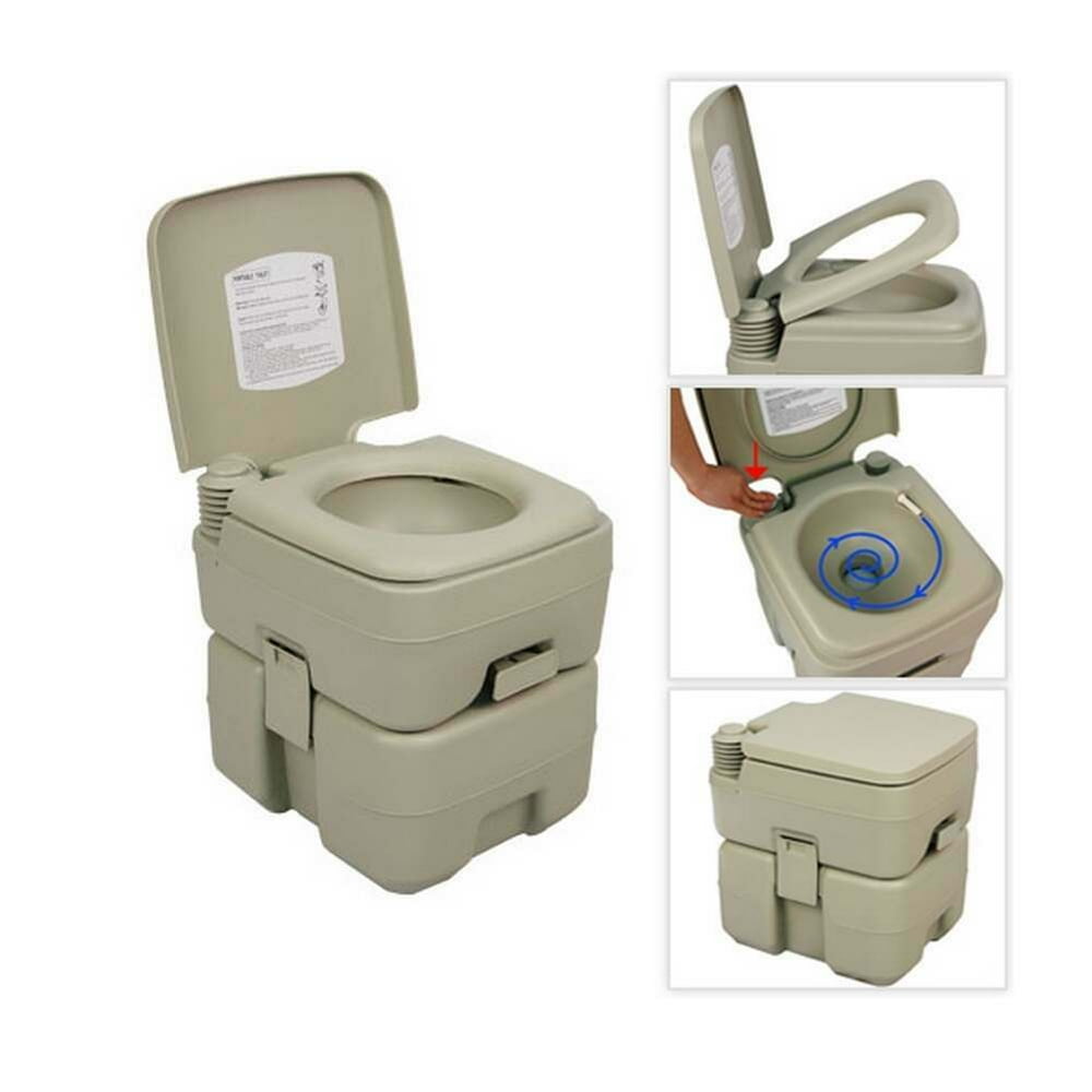 Palm Springs 5.3 Gallon Plastic Portable Flushing Toilet V2 Camping