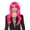 Pink, variant on Underwraps Long Sassy Womens Adjustable Adult Costume Wig Silver