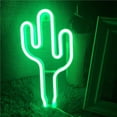 thumbnail image 4 of Forma De Cactus Luz De Neón Led Verde Letrero De Neón Luz De Pared Decoración Ambiente Luces De Neón Usb Y Batería Lámpara De Noche Led Iluminada Para El Hogar Habitación De Los Niños Bar Fiesta Boda Methold HA021992-00, 4 of 7