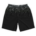 thumbnail image 5 of Goofa Silver Glitter1 Printed Mens Swim Trunks Summer Quick Dry Short Beach Swimwear Bathing Suits-3X-Large, 5 of 9