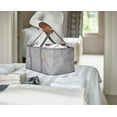 thumbnail image 4 of Joseph Joseph Hold-All - Collapsible Folding 35L Washing Laundry Basket Bag, Durable Fabric, Moisture Resistant, Grey, 4 of 5