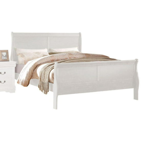 Twin Bed, White