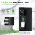 thumbnail image 3 of DISHUECO Automatic Mouthwash Dispenser, 18.26oz Wall Mounted Mouth Wash Dispenser for Bathroom with Magnetic Cups, 3 Dispensing Level, Bathroom Accessories, 3 of 7