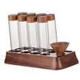thumbnail image 2 of pitrice Glass Test Tubes with Display Rack Storage Bean Coffee Tubes for Coffee Shop 8 Hole 8 Hole, 2 of 6