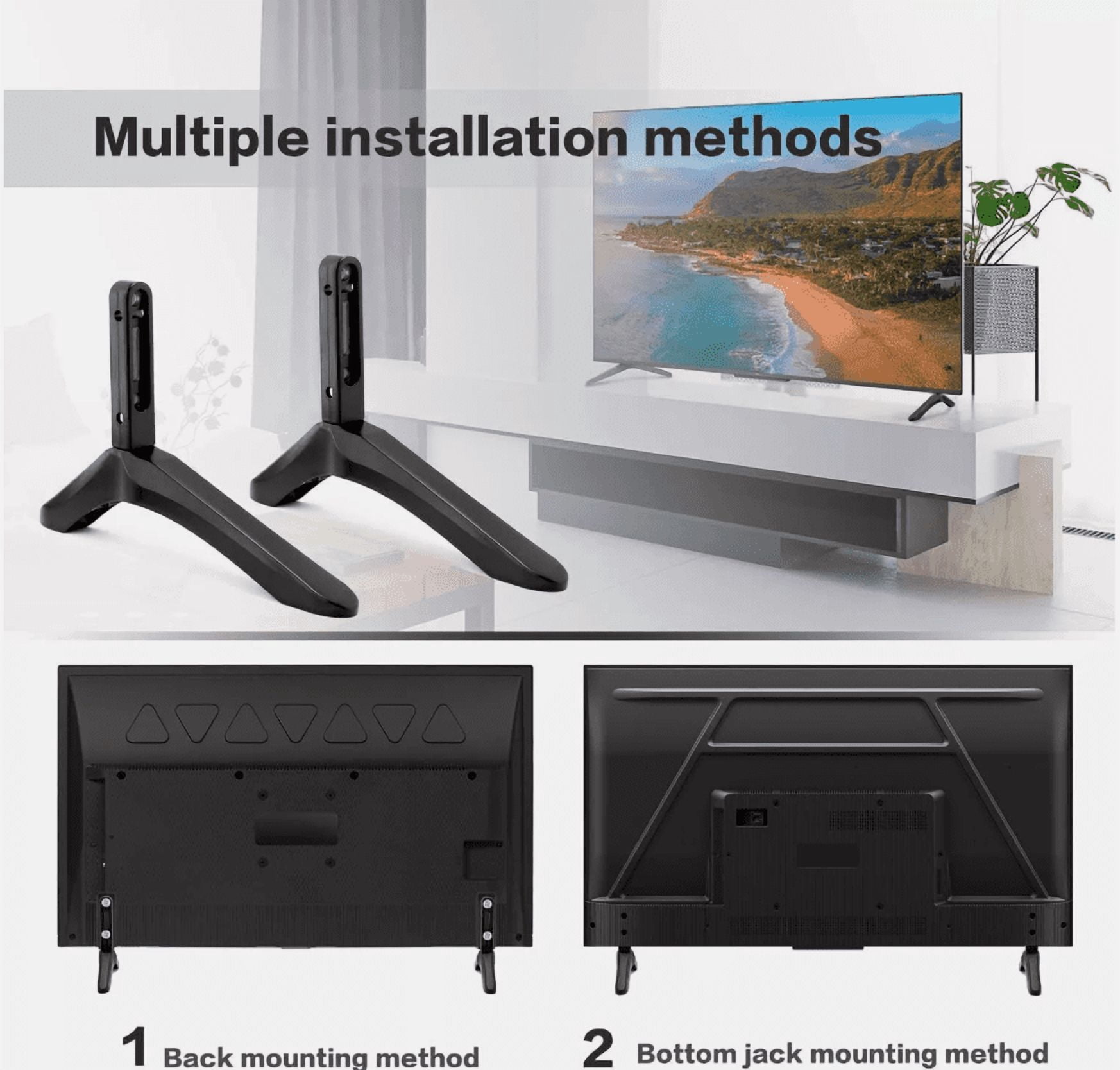 Tv Stand Leg Tv Base Pedestal Feet Desk Top Pedestal Mount 32-65 For Samsung Lg