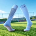 thumbnail image 2 of Luvior Kids Football Socks Thick Bottom Cushioned Sports Socks Knee Length Sweat Absorption Breathable Non- Football Sock For 7-12Y, 2 of 4