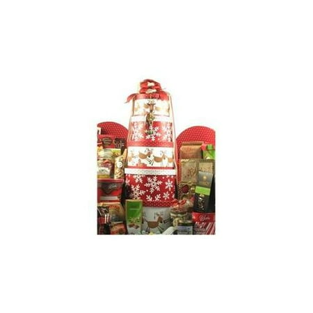 Gift Basket Village ReGa Reindeer Games, Deluxe Christmas Gift Tower