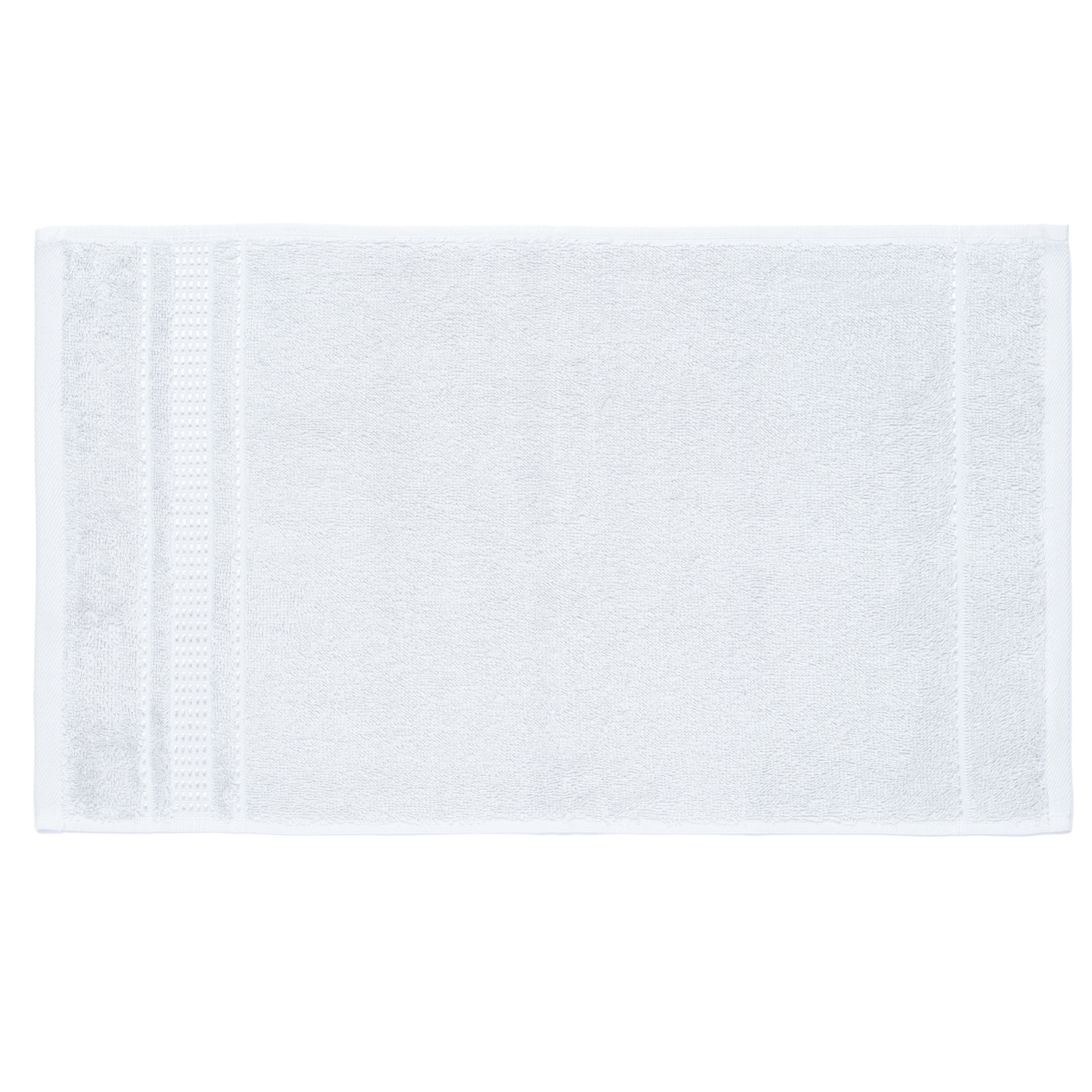 Melissa Linen 2 Count Hand Towels 20 x 35 inches  Face Towels for bathroom in White