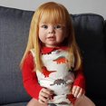 thumbnail image 1 of Muñeca Reborn, niña realista de 20 pulgadas con ojos azules y cabello rubio, 1 of 2