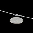 thumbnail image 4 of Sterling Silver Round Snake Flat Chain 1mm Solid 925 Italy Magic Necklace 18" Jewelry Female Unisex, 4 of 5