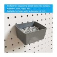 thumbnail image 4 of （80 Pieces）Pegboard Hooks Tool Holder with Bins, Dowel Locks, for Organizing Various Tools, 4 of 5