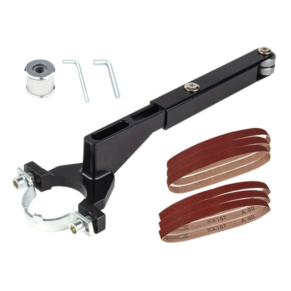 lanema Electric Belt Grinder Belt Sander Attachment Angled Grinder Modified Sand Belt