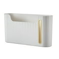thumbnail image 1 of Small No-Punch Wall-Mounted Garbage Plastic Bag Dispenser Organizer Roll Holder, 1 of 4