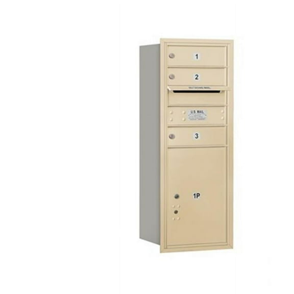 Salsbury 4C Horizontal Mailbox Includes Master Commercial Lock - 10 Door Hi