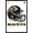 Black Framed Version, variant on NFL Baltimore Ravens - Drip Helmet 20 Wall Poster, 14.725" x 22.375", Framed