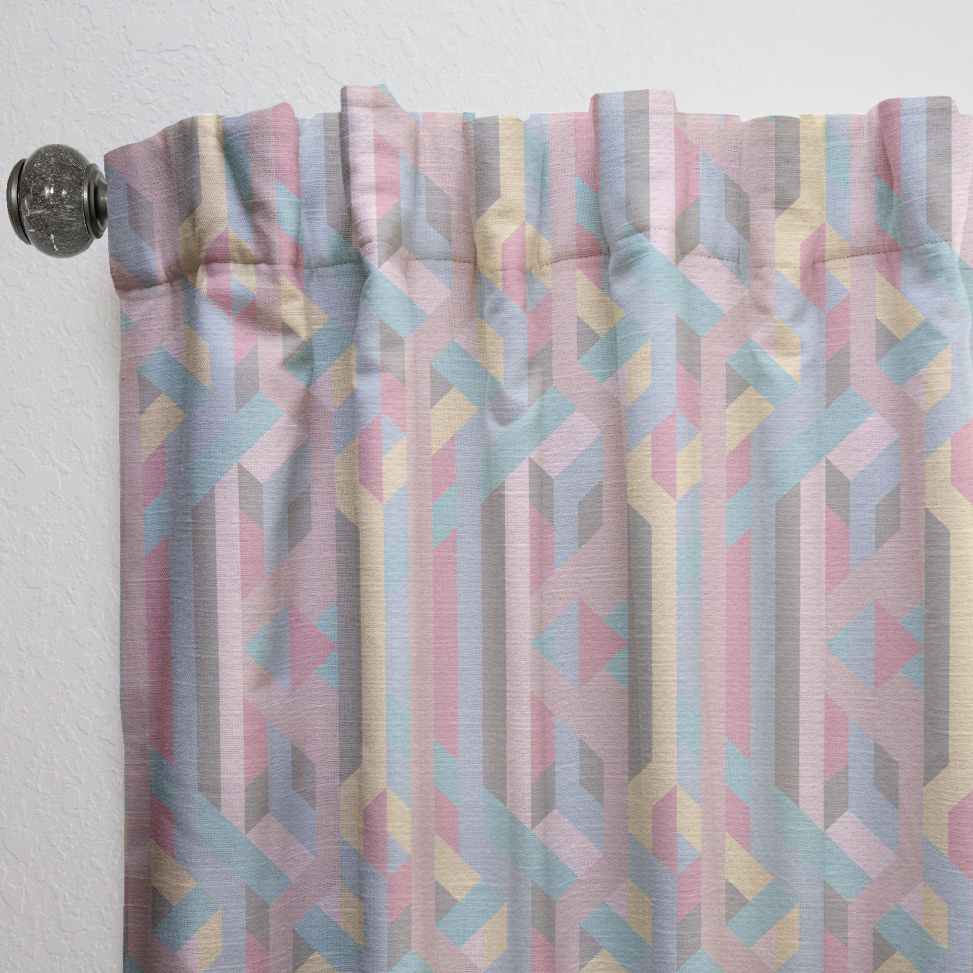 Designart 'Dreams Pastel VI' Modern & Contemporary Curtain Panel