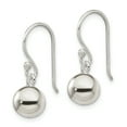 thumbnail image 2 of Sterling Silver Dangle Ball Shephard Hook Earrings, 2 of 3