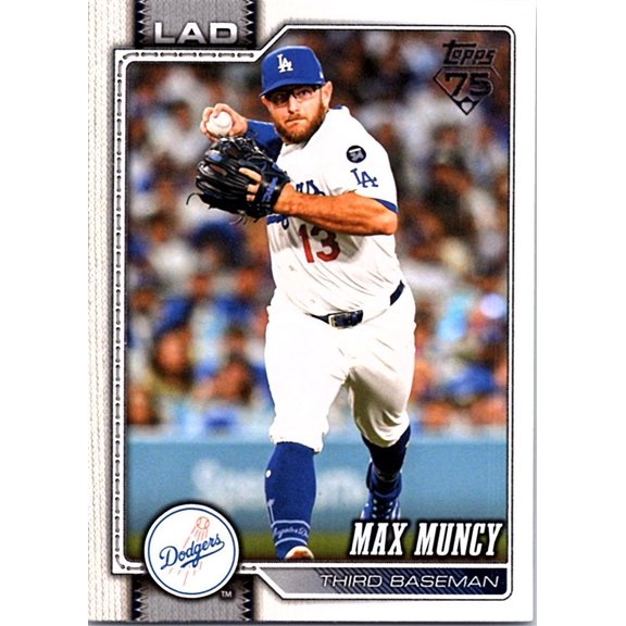 2026 Topps Series One Max Muncy #252 Los Angeles Dodgers Baseball Card Los Angeles Dodgers MLB Baseball Trading Card