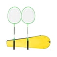 thumbnail image 3 of LOVIVER 2Pcs Badminton Rackets Set Badminton Shuttlecock for Couples Beginners Beach green, 3 of 8