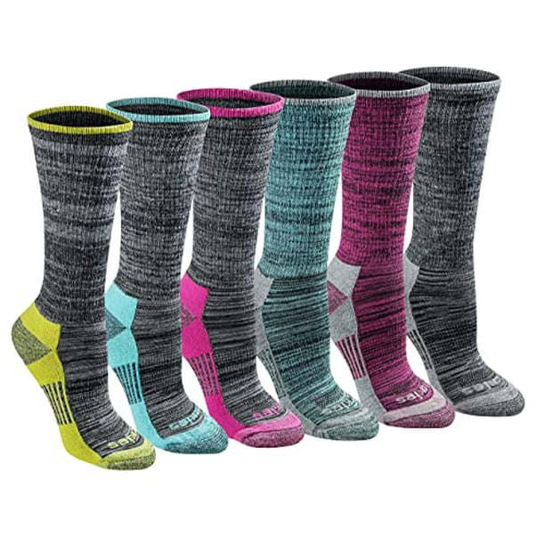 Dickies Women s Dritech Advanced Moisture Wicking Crew Sock 6 Pack