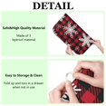 thumbnail image 6 of Red Christmas Snowflake and Plaid Pattern Dish Drying Mat for Kitchen 1 Pack, Ultra Absorbent Microfiber Dishes Drainer Mats,16x18in(41x46cm), 6 of 6