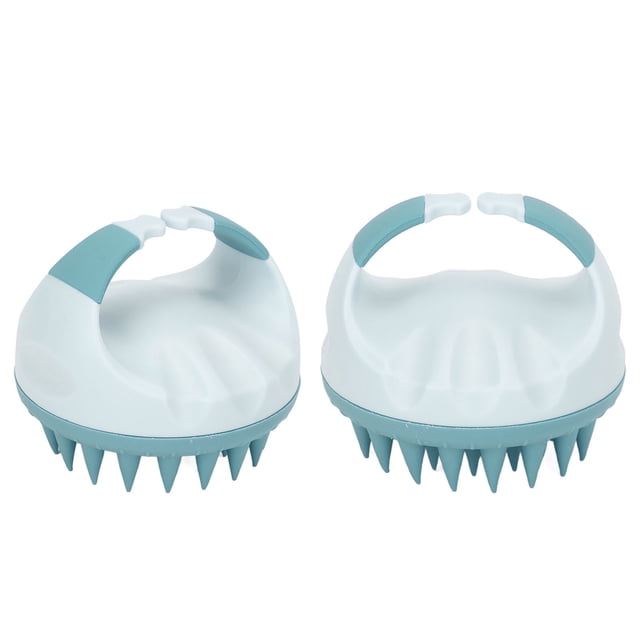 Masajeador de Cabello Masajeador de Cuero Cabelludo Cepillo de Campuño DePurador de Cuero Cabelludo, Silicona Manual Impermable Limpieza del Cuero Cabelludo Cepillo
