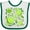 White and Green, variant on Inktastic Lots of Limes- citrus fun Boys or Girls Baby Bib