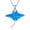 Manta Ray, variant on Shark Necklace 925 Sterling Silver Abalone Shell Shark Pendant Necklace Sea Animals Jewelry for Women