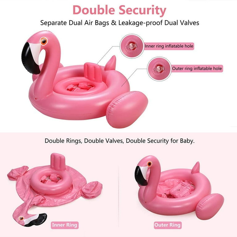 Flamingo baby cheap pool float