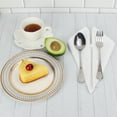 thumbnail image 4 of Solid Color Linen Cotton Thin Dinner Cloth Napkins Set of 12 (40 x 40 cm) for Events & Home Use, 4 of 7