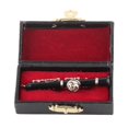 thumbnail image 2 of Musical Instrument Brooch, Simulation Durable Metal Oboe Brooch Pin  For Gifts, 2 of 8