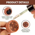 thumbnail image 3 of FOMIYES 1 Pc Car Diffuser Essential Oil Wood Aroma Accessory Wooden Decor Household Perfume Clip, 3 of 8