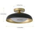 thumbnail image 5 of Modern Minimalist Close to Ceiling Lighting, Dome Shade Farmhouse LED Flush Mount Ceiling Light for Bedroom Kitchen Hallway, 5 of 7