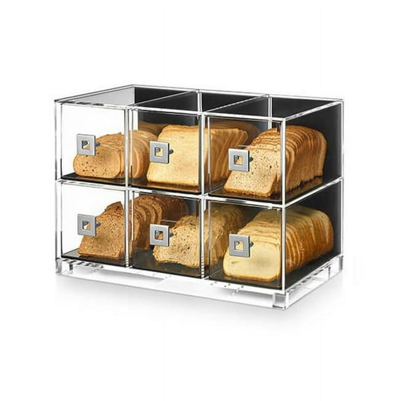 Rosseto BD115 6 Drawer Acrylic Bakery Case