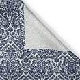 thumbnail image 4 of Ambesonne Victorian Valance Pack of 2, Baroque Damask Motif Art, 54"X18", Indigo and White, 4 of 5